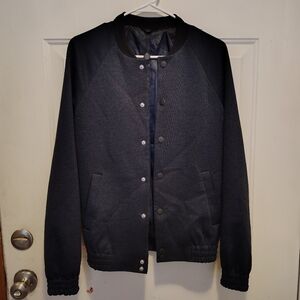 Topman Charcoal Bomber Jacket